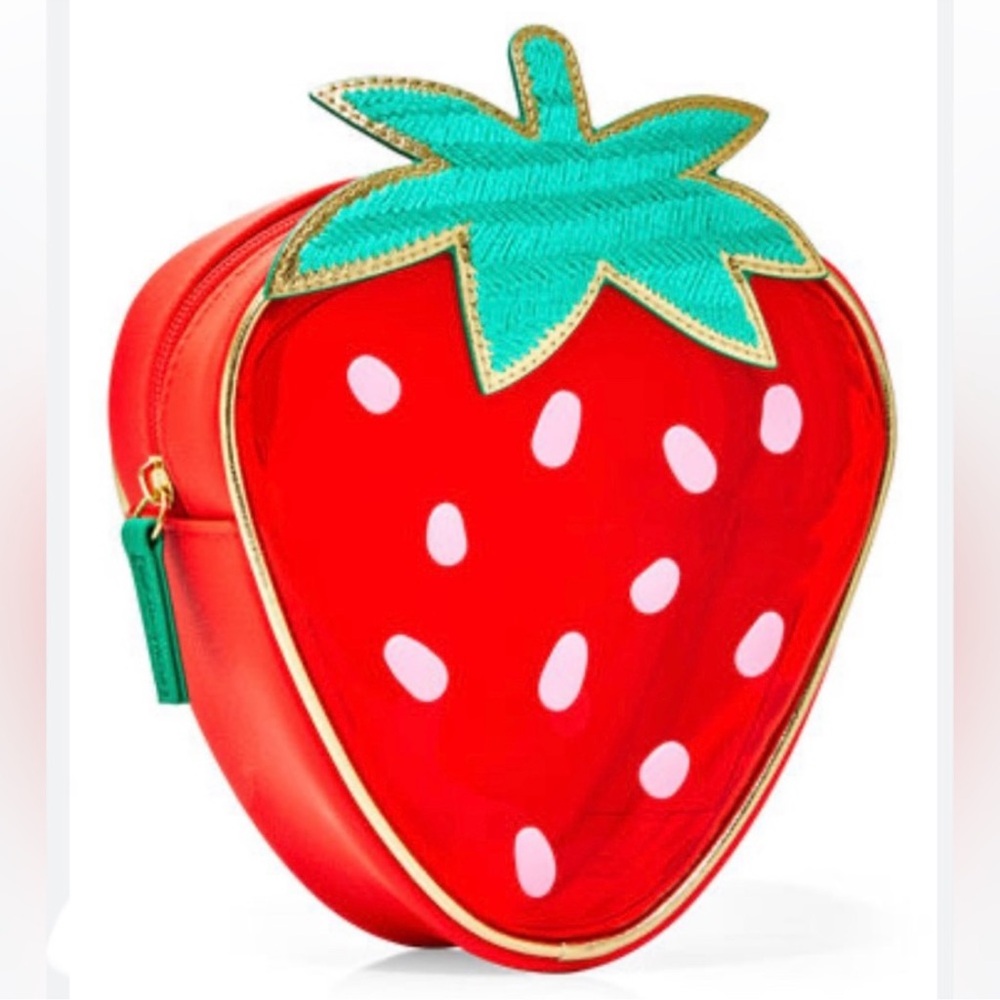 Bath & Body Works Strawberry Cosmetic Bag
